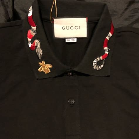 gucci snake t-shirt|gucci polo snake collar.